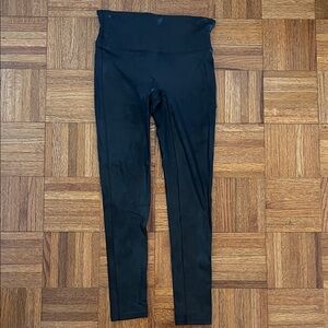 🦄Spanx Faux Leather Black High-Waisted Leggings